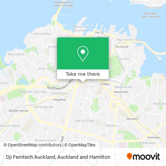 Dji Ferntech Auckland map