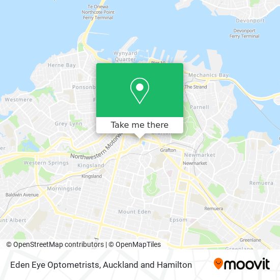 Eden Eye Optometrists map