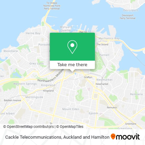 Cackle Telecommunications map