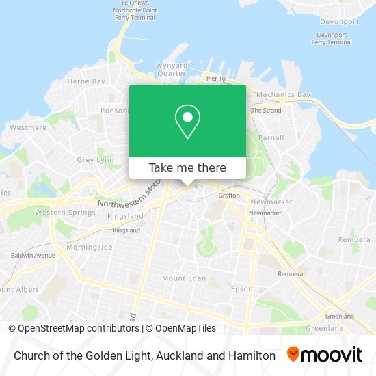 Church of the Golden Light map