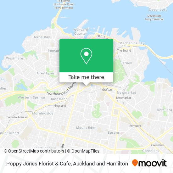 Poppy Jones Florist & Cafe map