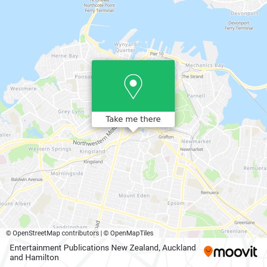 Entertainment Publications New Zealand地图