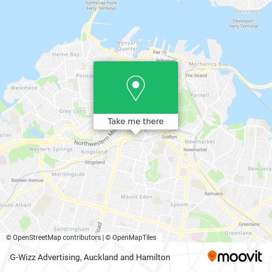 G-Wizz Advertising map
