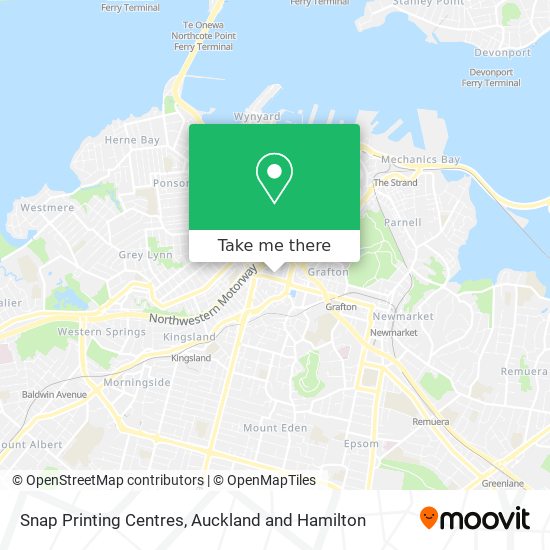 Snap Printing Centres map