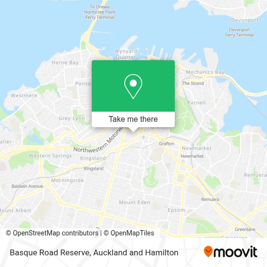 Basque Road Reserve map