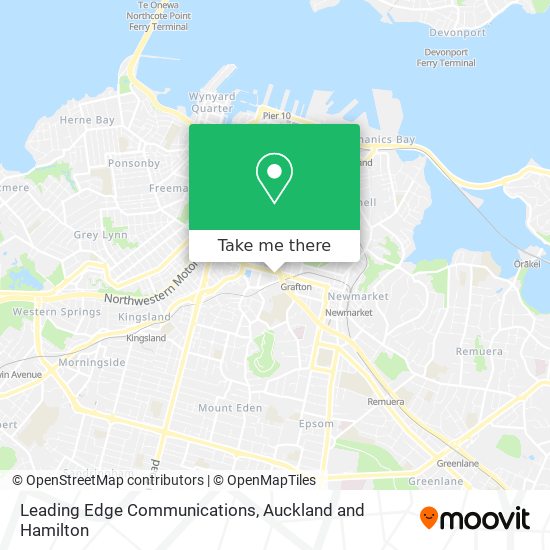 Leading Edge Communications map