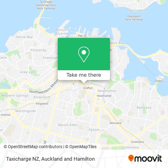 Taxicharge NZ map