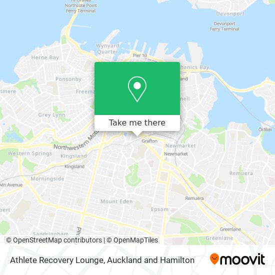 Athlete Recovery Lounge地图