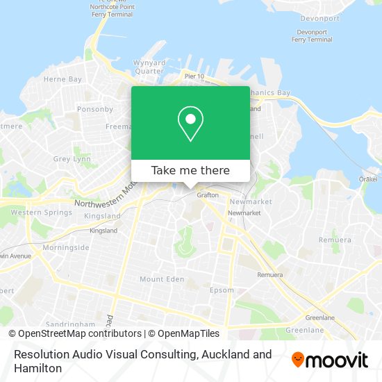 Resolution Audio Visual Consulting map