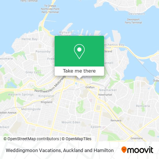 Weddingmoon Vacations map