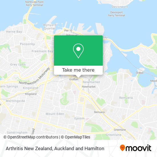 Arthritis New Zealand map