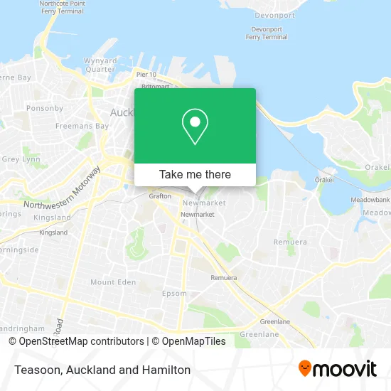 Teasoon map