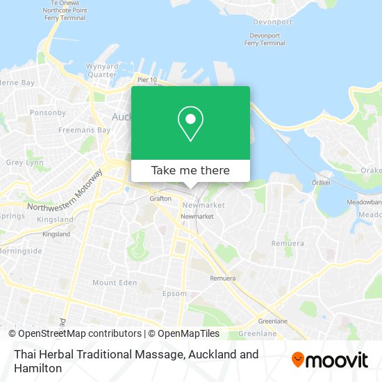 Thai Herbal Traditional Massage map