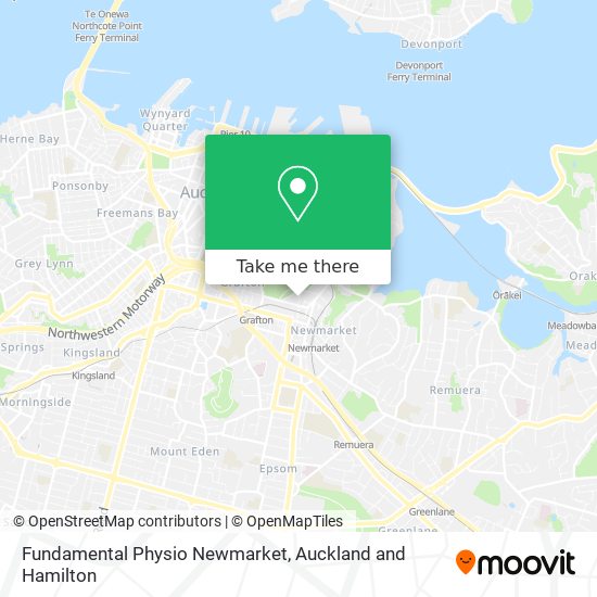 Fundamental Physio Newmarket map