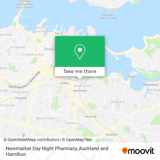 Newmarket Day Night Pharmacy map