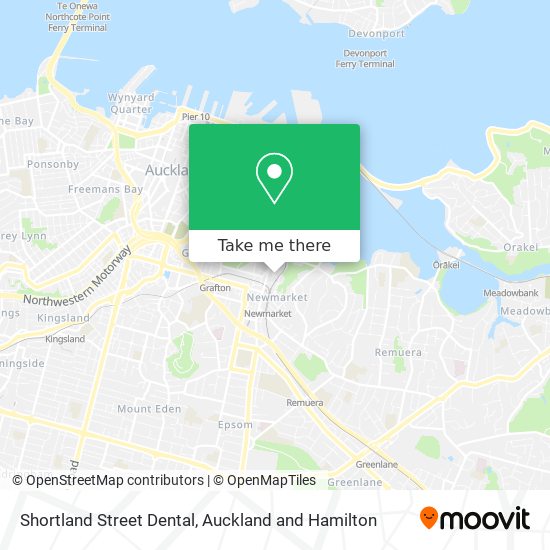 Shortland Street Dental map