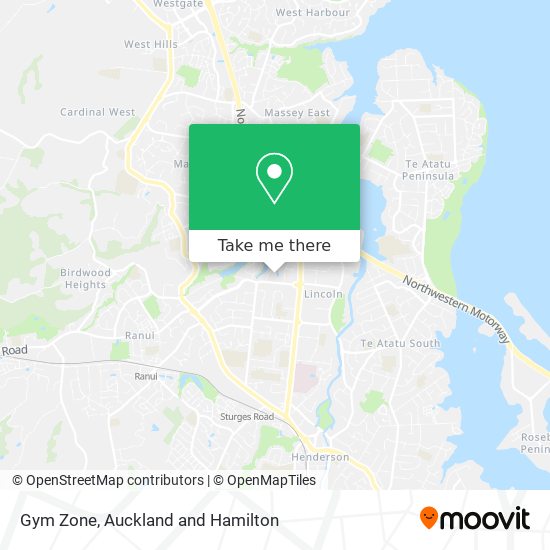 Gym Zone map