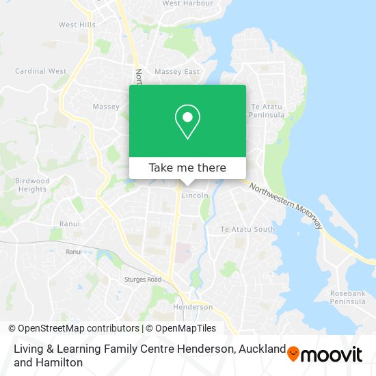 Living & Learning Family Centre Henderson map