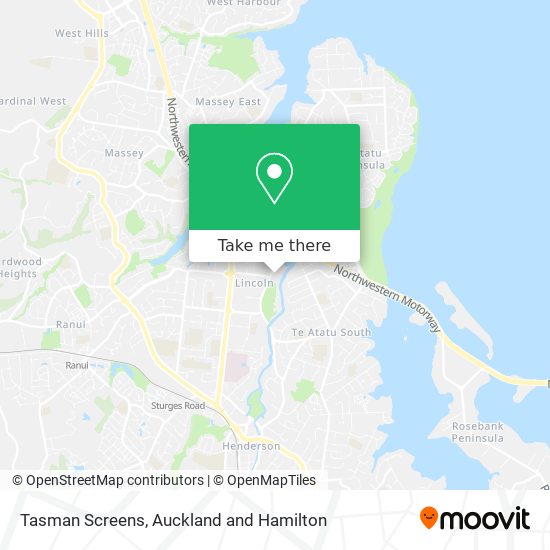 Tasman Screens地图