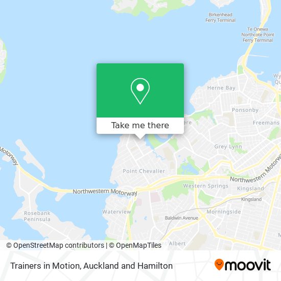 Trainers in Motion map