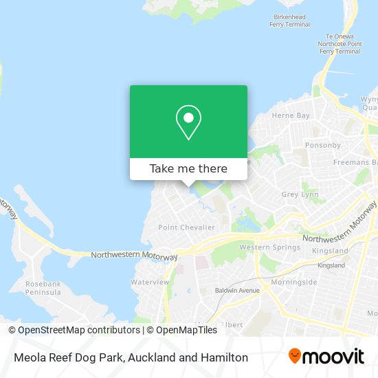 Meola Reef Dog Park map