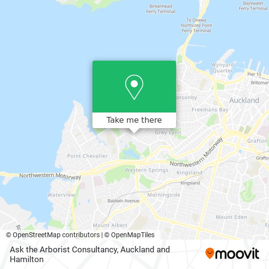 Ask the Arborist Consultancy map