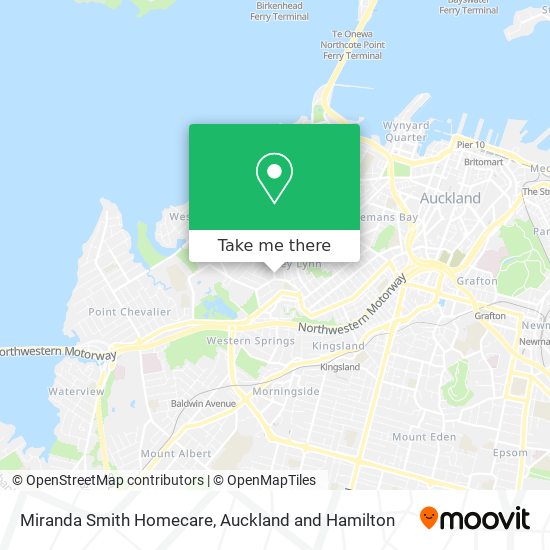 Miranda Smith Homecare map