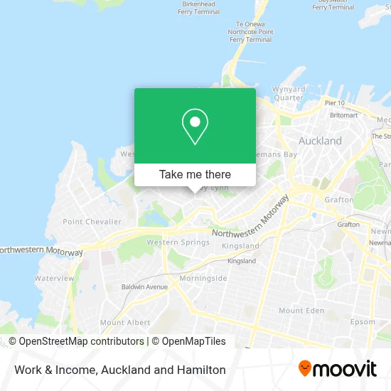 Work & Income map