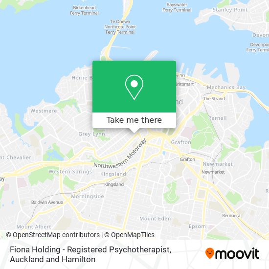 Fiona Holding - Registered Psychotherapist map