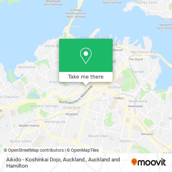 Aikido - Koshinkai Dojo, Auckland.地图