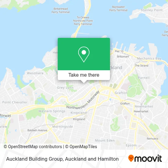 Auckland Building Group map