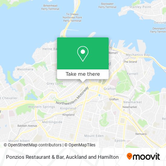 Ponzios Restaurant & Bar地图