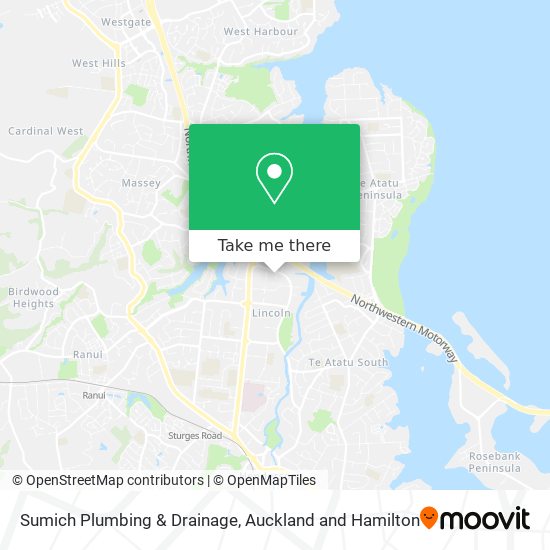 Sumich Plumbing & Drainage map