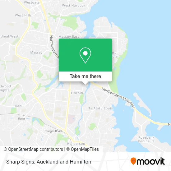 Sharp Signs map