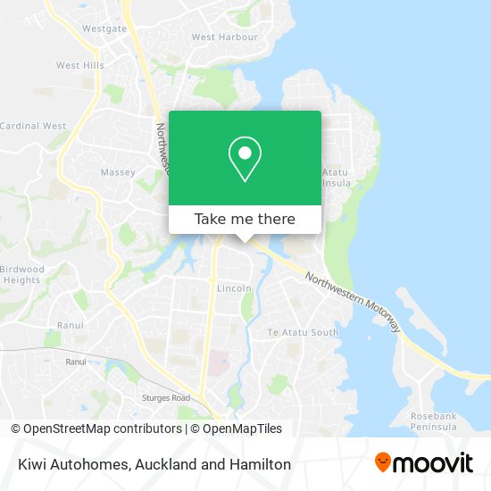 Kiwi Autohomes map