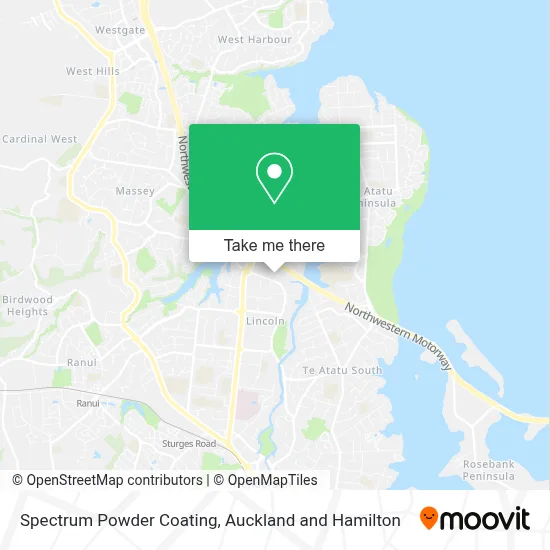 Spectrum Powder Coating map