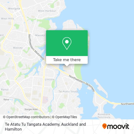 Te Atatu Tu Tangata Academy map