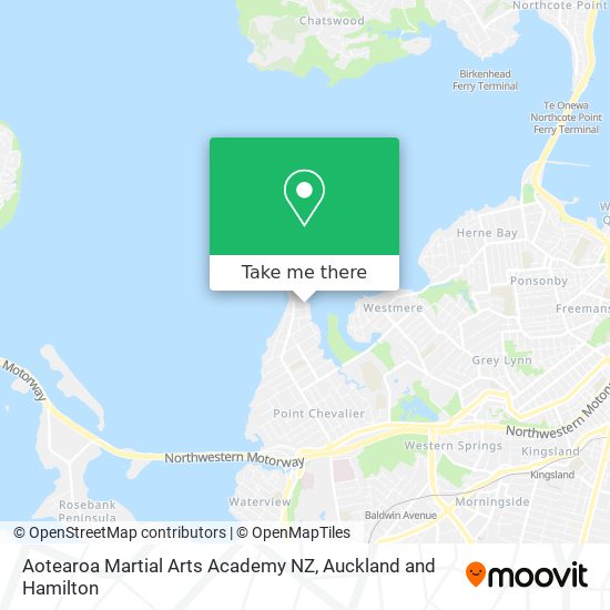 Aotearoa Martial Arts Academy NZ map