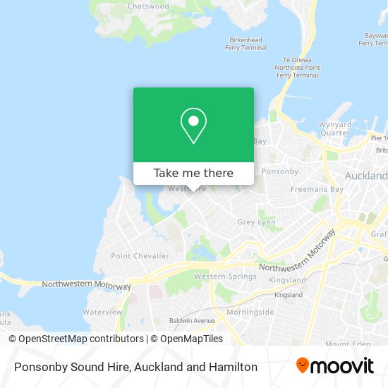 Ponsonby Sound Hire地图