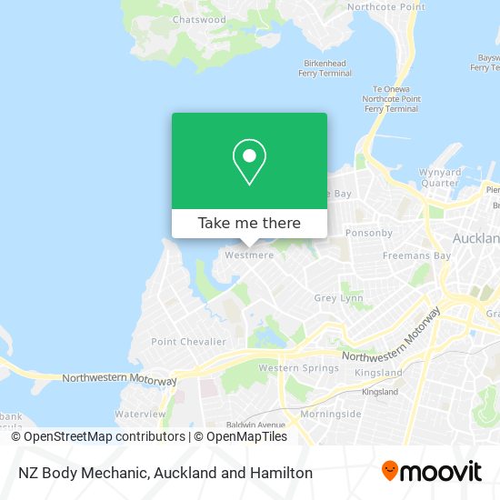 NZ Body Mechanic map