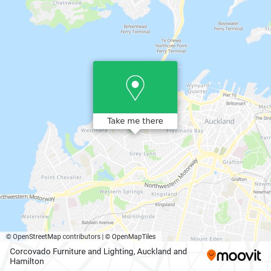 Corcovado Furniture and Lighting map