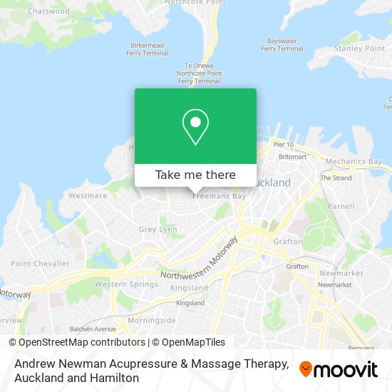 Andrew Newman Acupressure & Massage Therapy map