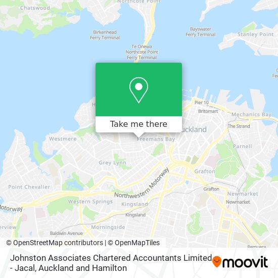 Johnston Associates Chartered Accountants Limited - Jacal map