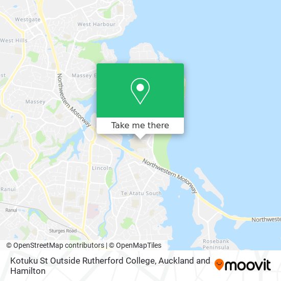 Kotuku St Outside Rutherford College map