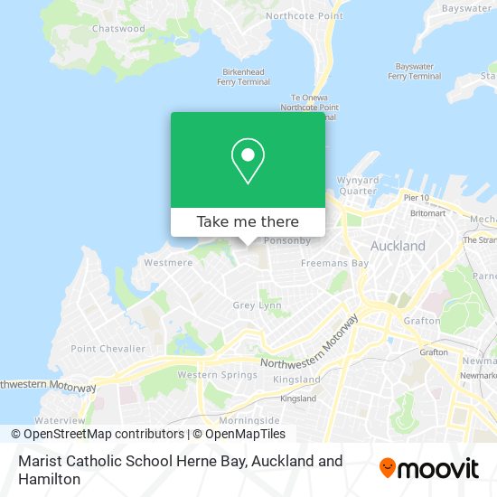Marist Catholic School Herne Bay map