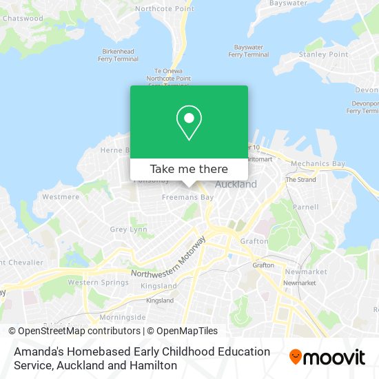 Amanda's Homebased Early Childhood Education Service map