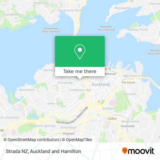 Strada NZ map