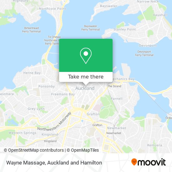 Wayne Massage地图