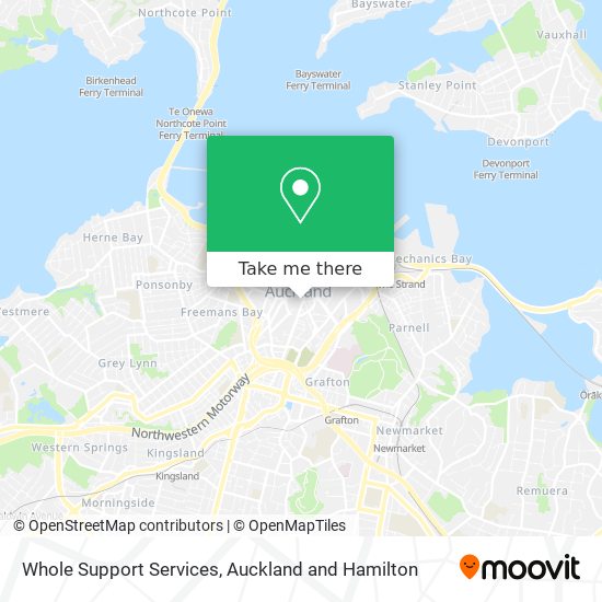 Whole Support Services map