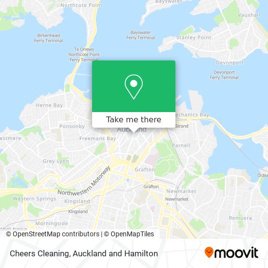 Cheers Cleaning map